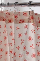 Sweetheart Ditsy Patterned Shower Curtain