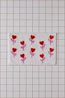 Heart Flower Tufted Cotton Bath Mat