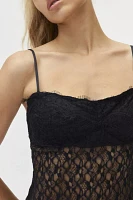 Ecote Channing Sheer Lace Tube Tank Top