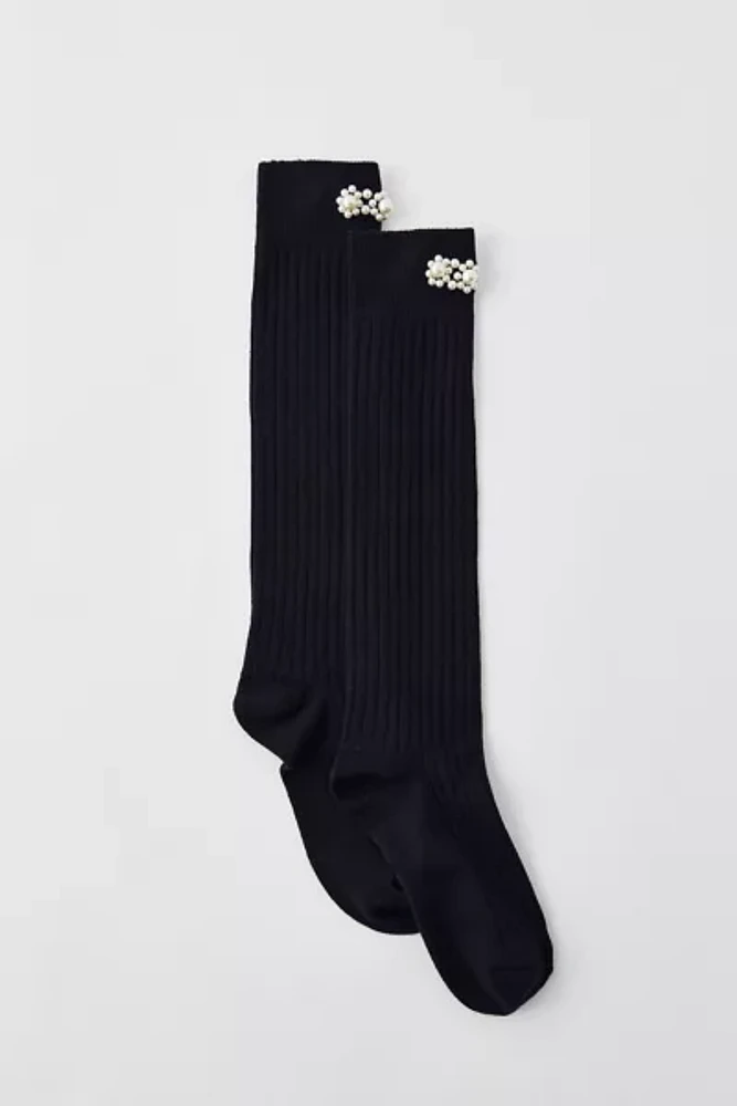 Pearl Knee High Sock