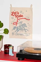 Let’s Ride Embroidered Tapestry