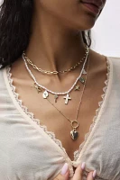 Larsa Layered Charm Necklace Set