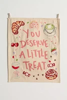 Little Treat Embroidered Tapestry