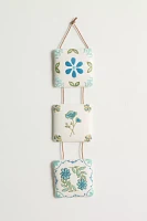 Mariana Tile Embroidered Wall Hanging