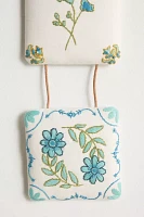 Mariana Tile Embroidered Wall Hanging