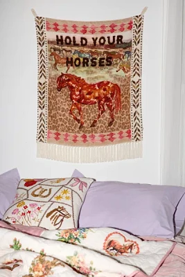 Hold Your Horses Wall Hanging