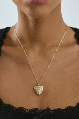 14k Gold Plated Retro Charm Necklace