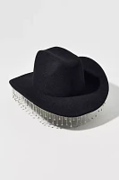 Rhinestone Fringe Cowboy Hat