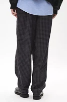 Loom Check Pattern Trouser Pant