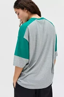 Skate Icon Graphic Oversized V-Neck Jersey Tee