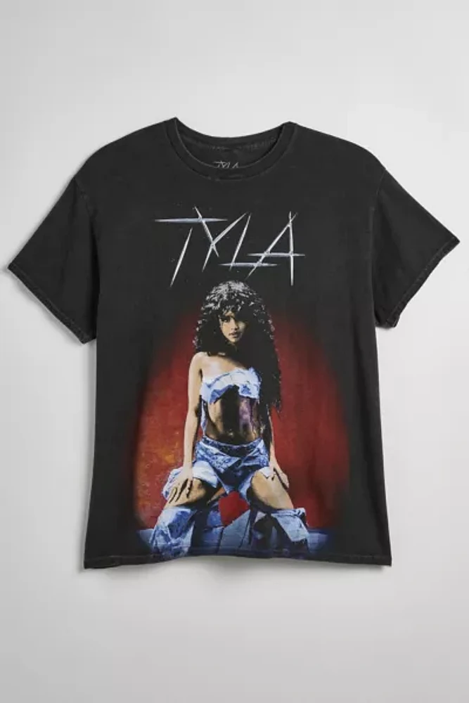 Tyla Graphic Washed Cotton Tee