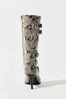 UO Billie Buckle Snakeskin Boot