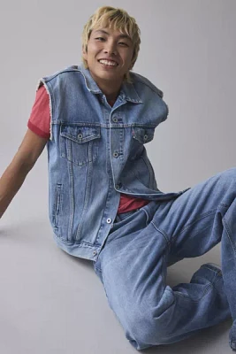 Levi's® Relaxed Fit Denim Trucker Vest