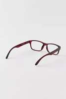 Patterned Rectangle Blue Light Glasses