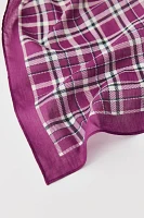 Plaid Cotton Bandana