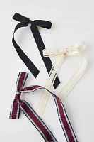 Bow Hair Clip 3-Piece Set