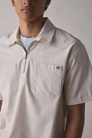 Dickies Ranch Quarter Zip Short Sleeve Shirt
