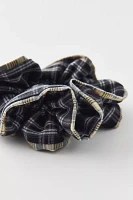 Plaid Ruffle Scrunchie