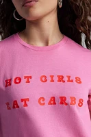 Hot Girls Eat Carbs Graphic Tee