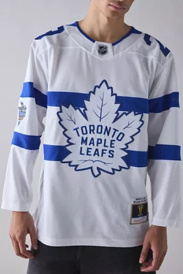 Mitchell & Ness NHL Toronto Maple Leafs 2018 William Nylander Long Sleeve Hockey Jersey