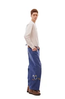 LC23 Looney Tunes Embroidered Denim Trouser Pant