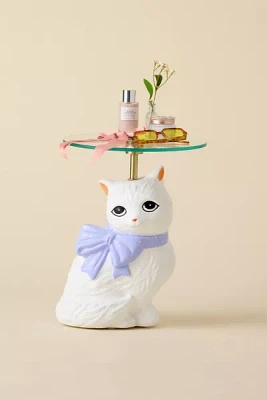 Adelaide Cat Sculpture Side Table