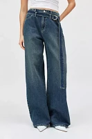 Abrand 95 Iveta Super Baggy Belted Jean