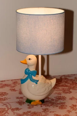 Ceramic Goose Shape Table Lamp