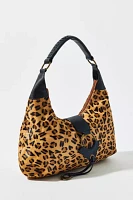 Silence + Noise Cheetah Print Hobo Bag