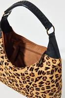 Silence + Noise Cheetah Print Hobo Bag