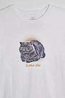 Scottish Fold Cat Graphic Tee