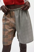 Urban Renewal Remade Plaid Suit Short