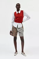 Urban Renewal Remade Plaid Suit Short