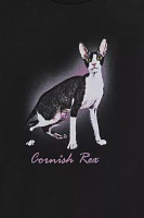 Cornish Rex Cat Graphic Tee