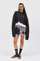 Urban Renewal Remade Crop Spliced Sweater