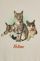 Feline Cat Graphic Tee