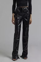 AFRM Dixon Faux Leather Straight Leg Pant