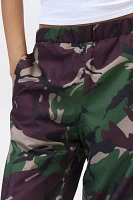 Urban Renewal Vintage Camo Windbreaker Pant