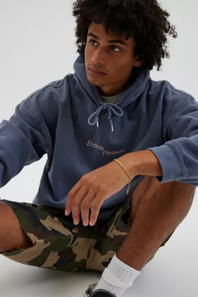 Endless Pleasure Embroidered Hoodie Sweatshirt