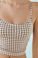 Out From Under Bec Pinch Front Fitted Cami