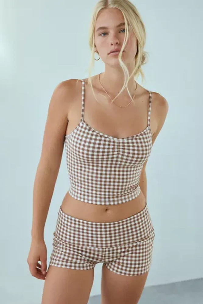 Out From Under Bec Pinch Front Fitted Cami