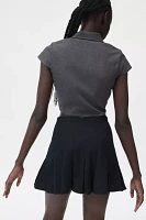 Urban Renewal Remade Solid Pleated Mini Skirt