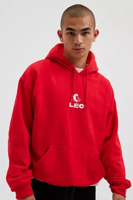 Leo Zodiac Embroidered Hoodie Sweatshirt