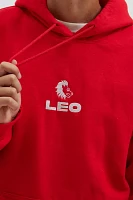 Leo Zodiac Embroidered Hoodie Sweatshirt