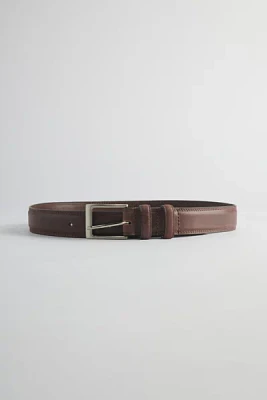 Basic Beveled Leather Belt