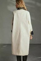 Sister Jane Hazel Faux Fur Collar Trench Coat