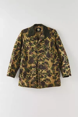 Vintage Corduroy Collar Camo Jacket