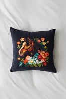 Let’s Ride Embroidered Throw Pillow