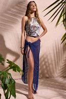 Bananhot Blue Midi Net Sarong