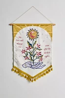 Sun Embroidered Wall Hanging